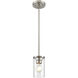 Verlana 1 Light 4.88 inch Brushed Nickel Indoor Pendant Ceiling Light